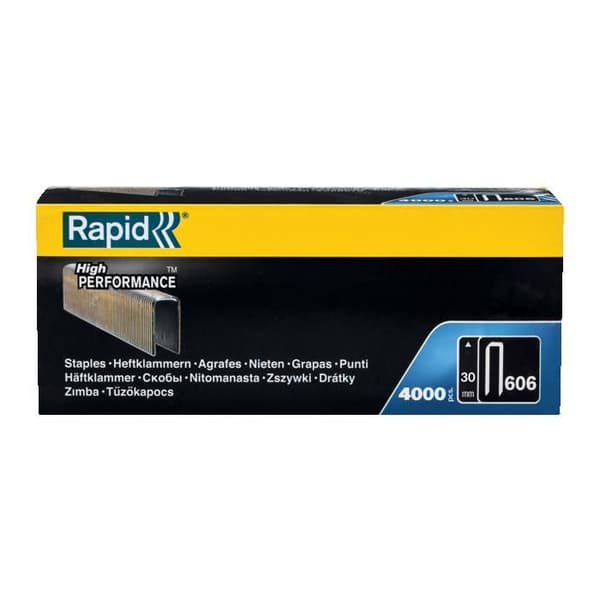 Rapid N 606 30 mm kraftiga häftklamrar