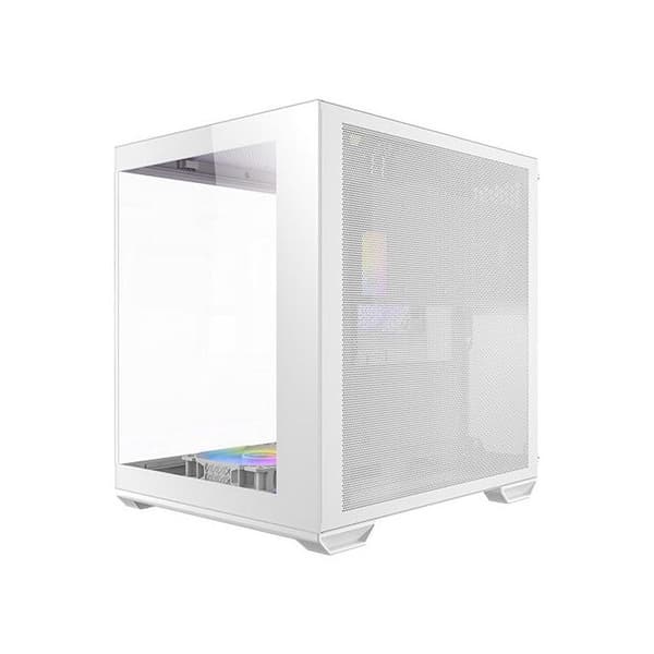 Antec CX60M ARGB Vit Mini-Tower Vit Härdat Glas USB 3.0 Micro-ATX