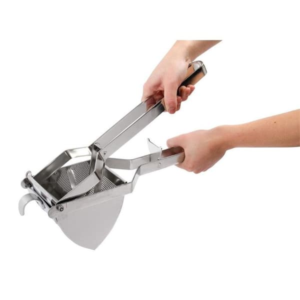 Potatispress - Vogue - Inox - Lätt att använda - Diskmaskinssäker - Grå