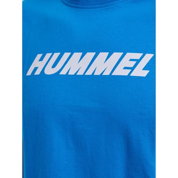 Hummel Elemental T-shirt med logotyp - indigo bunting