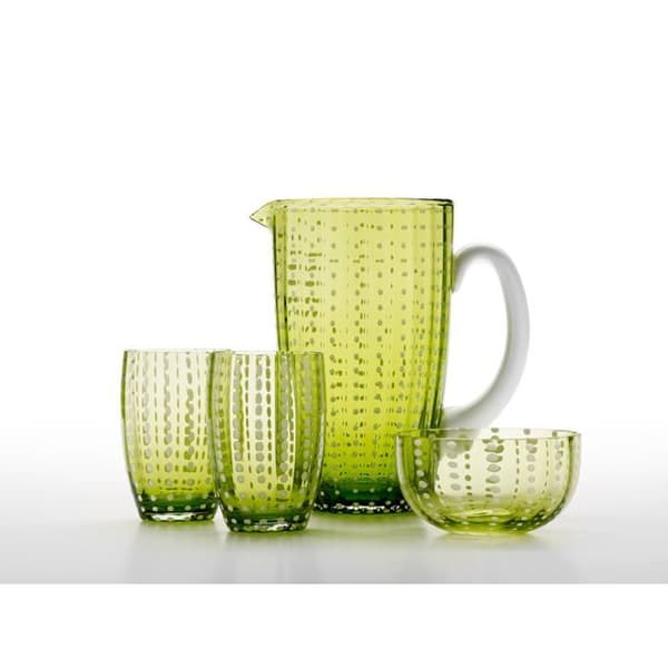 ZAFFERANO Perle 6 äppelgröna glasögon