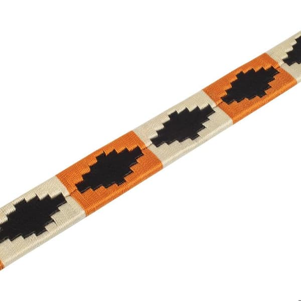 Läderbälte med Equestro Navajo-dekorationer - 80 cm