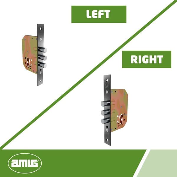Extra lås - Amig - 1102 - Robust stål - 3 lås - Enkel installation