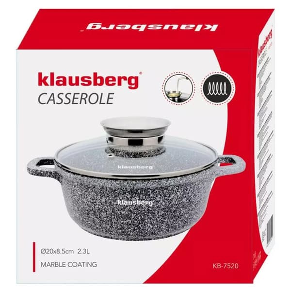 Gratängform - KLAUSBERG - KB-7520 - 2,3L - 20cm - Aromaknoppssystem