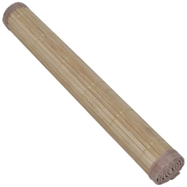 vidaXL Bordstabletter 6 st Bambu 30 x 45 cm Brun