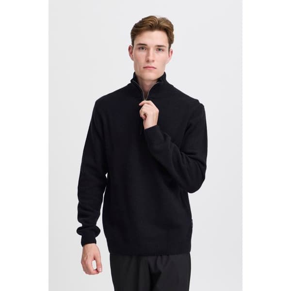 Pull tröja i lammull halv-zip Casual Friday Karl