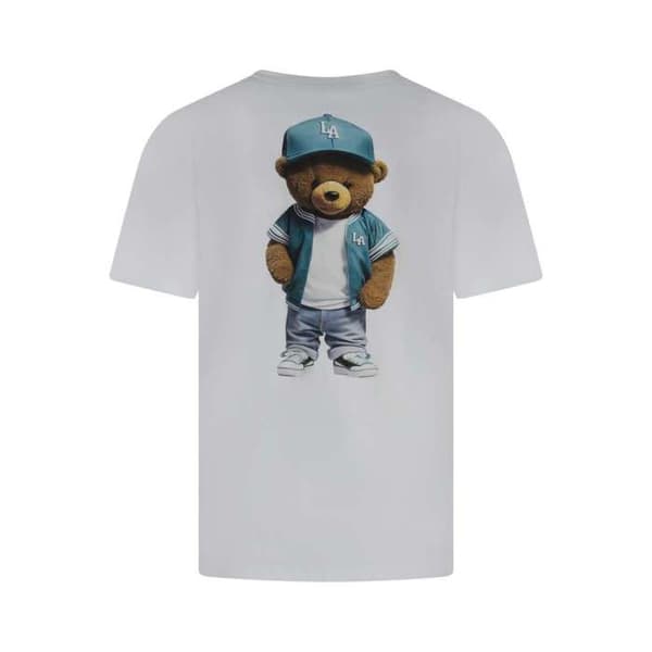 T-shirt i bomull med rak rund hals