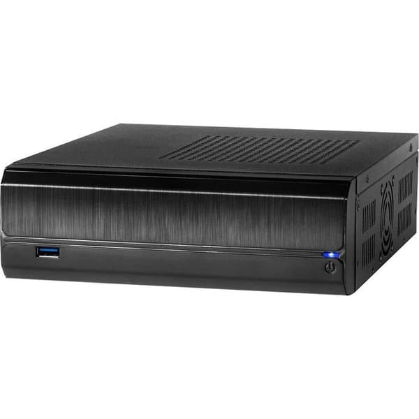 Inter-Tech JX-500 mini ITX lågprofils strömfri stationär dator med USB 3.0-port