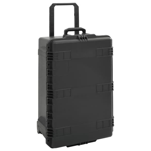 Bärbar flygväskan Svart 79,5x52x39 cm PP