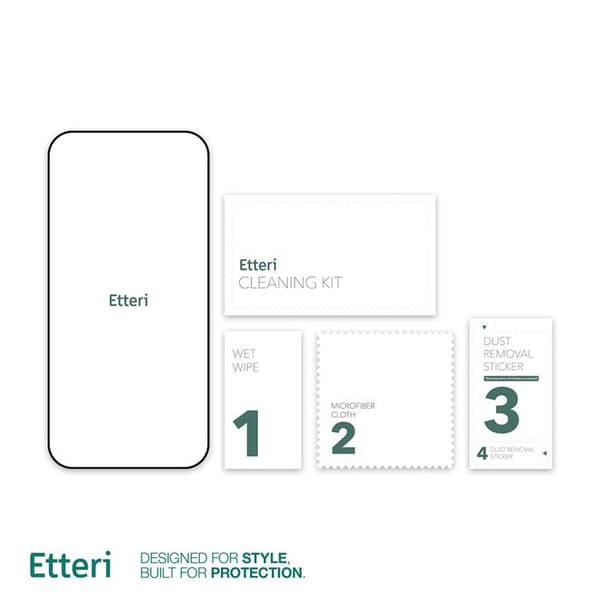 9D Etteri härdat glas för iPhone 16 Pro Max