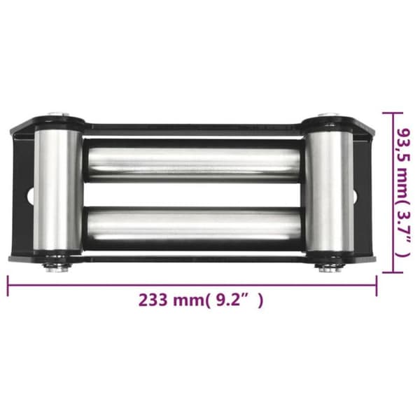 vidaXL Guide-kabel 4-grenars Stål 5000-6000 lbs
