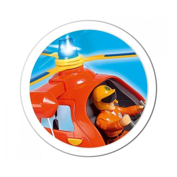 Helikopter - SAM - Wallaby - Tom-figur - 15 cm - Inomhus - Mix