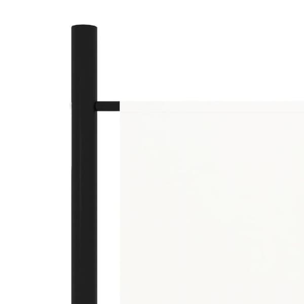 vidaXL 4-Panel Rumsavdelare Krämvit 200x180 cm