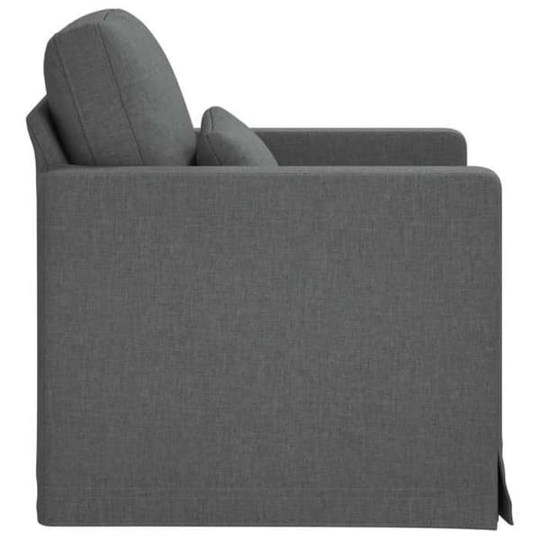 Soffa - VIDAXL - 78x78x80 cm - Mörkgrå - Modulär - Metallram