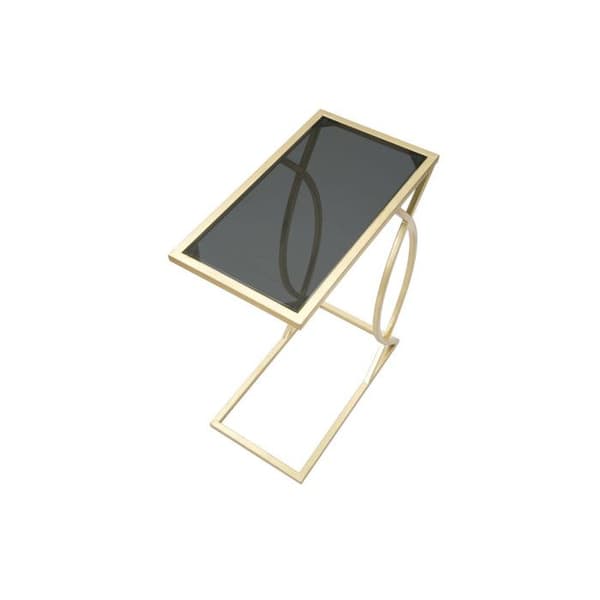 Sidobord Design "Glam" 60cm Svart & Guld