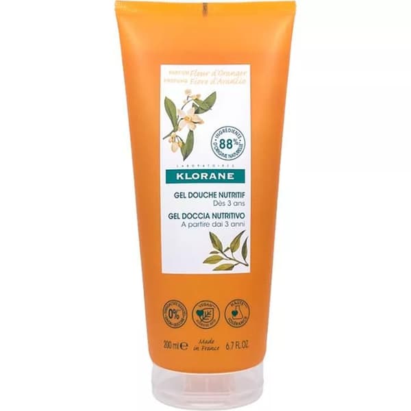 Duschgel - Klorane - Tiarévatten - Cupuaçubutter - 200ml - Utan parabener