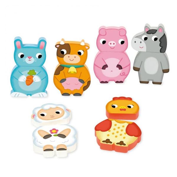 Goula - Farm Animals Magnetic Puzzle