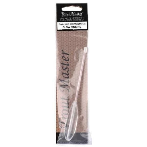 Trout Master Ridge Sbiro Sinking Floats 40 g - vit - TU