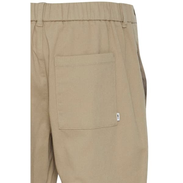 Pantalon Solid Filip Struktur Elas.