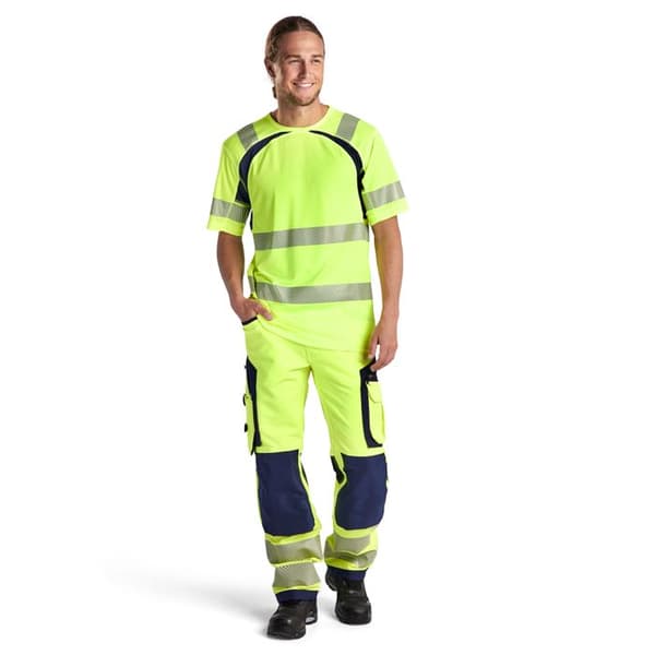 Blaklader Hivis Stretch Arbetsbyxor