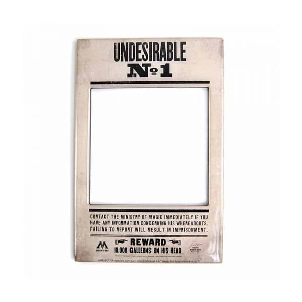 Dekorativt objekt - Harry Potter - Oönskad magnetisk - 14,7x9,5 cm - Beige - Rektangulär