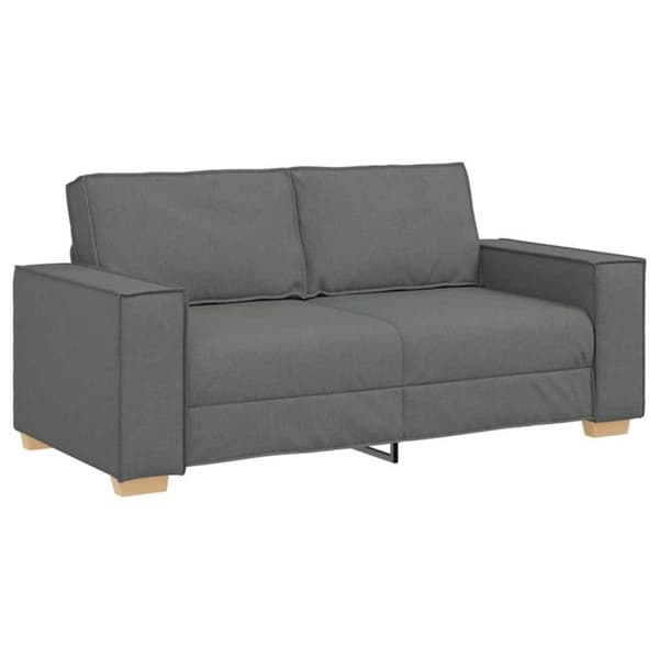 2-sitssoffa - Mörkgrå - 100% polyester - Nutida stil - Mjuk komfort