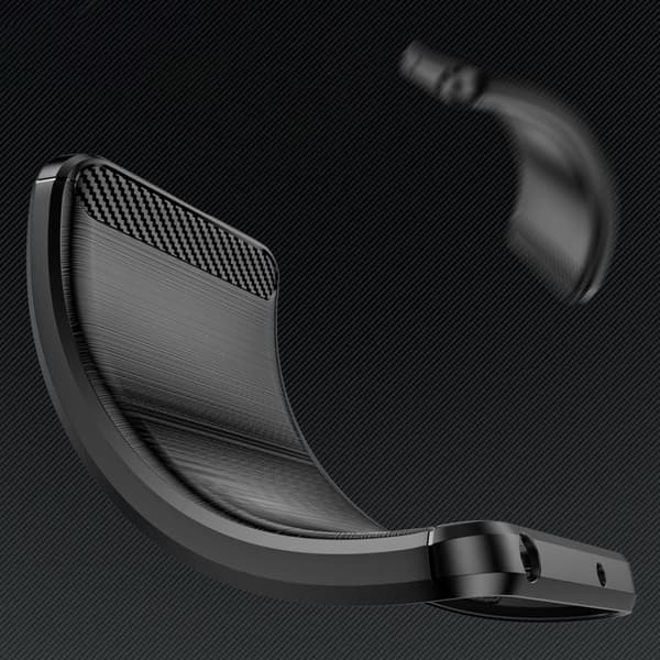 Silikonskal för Xiaomi Redmi Note 14 5G Carbon Case - svart