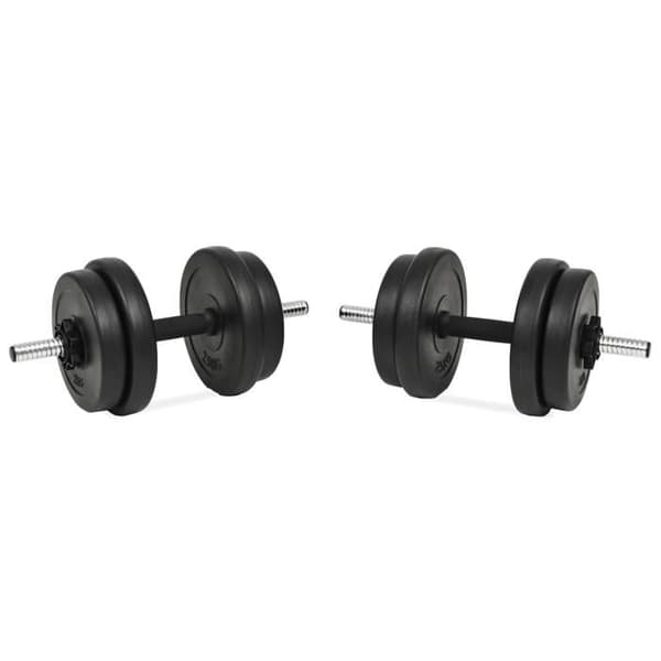 vidaXL Hantelset 14 st 20 kg