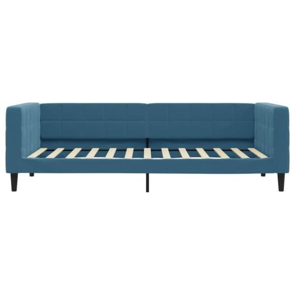 vidaXL Bäddsoffa blå 100x200 cm sammet 354014