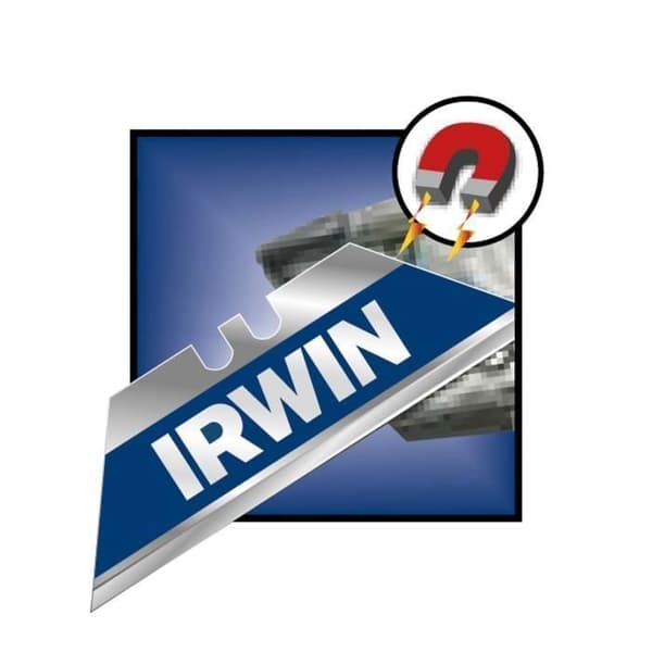 Kniv - IRWIN - Pro TOUCH - Aluminium - 3 bimetallblad - Snabbväxlingsmekanism