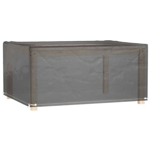 vidaXL Trädgårdsmöbelöverdrag 8 öljetter 160x120x75 cm Rektangulär 319290