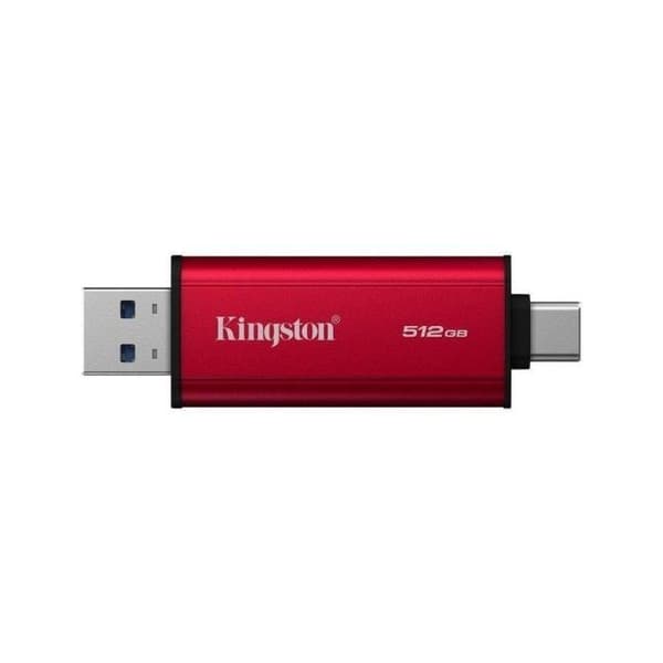 Kingston Disk Duro Dual USB-A/C 512GB SSD 1050MB/s Kompakt Plug&Play