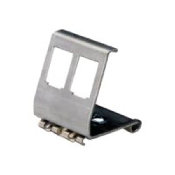 Din Rail Adapter - DIGITUS - 2 Keystone moduler - Vit - Interiör - 9 mm