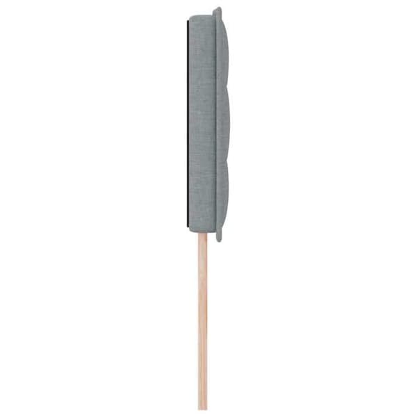 vidaXL Sänggavel Ljusgrå 160 cm tyg 42007020