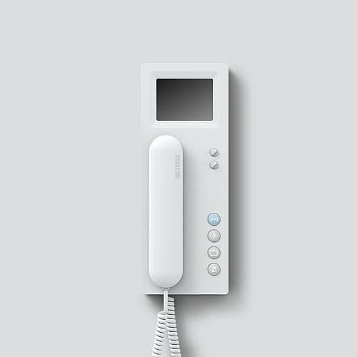 Telefon - SIEDLE - BTSV 850-03 W - Vit - LCD-skärm - Ytmontering