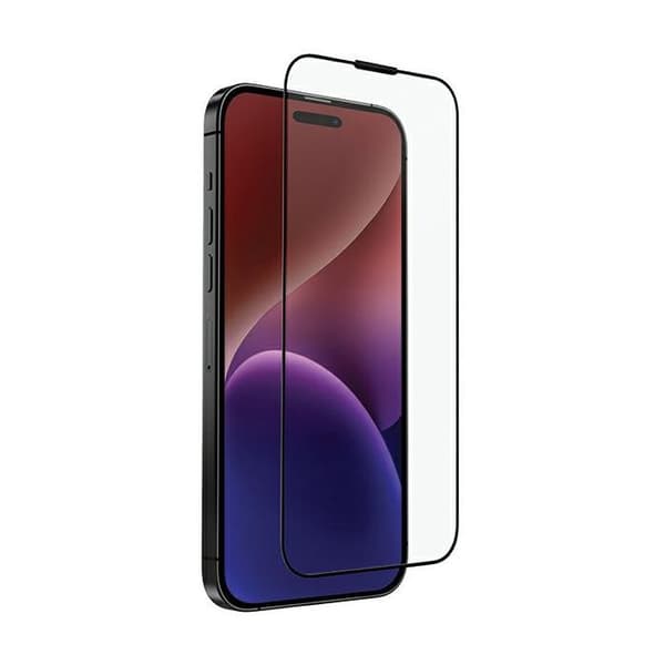 Härdat glas (skärmskydd) - UNIQ - iPhone 15 Pro - Transparent - Applicator ingår - Glas