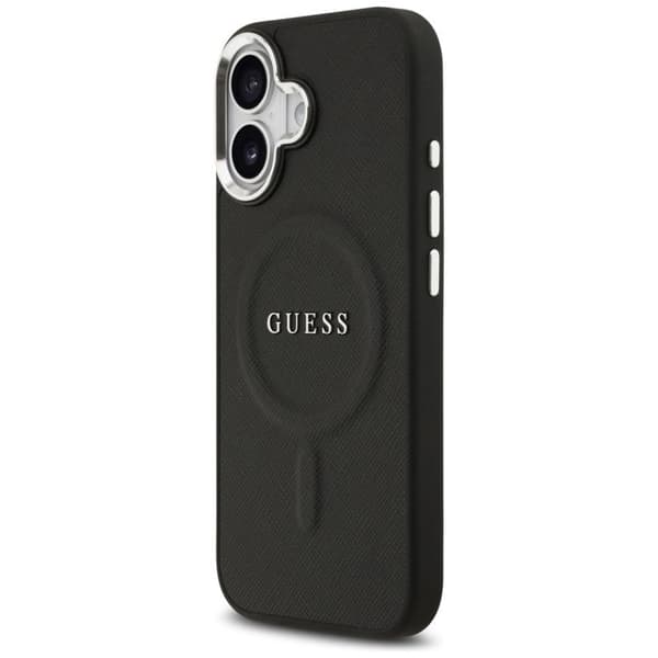 Coque Guess Hardcase Classic Logo MagSafe för iPhone 17 - Svart