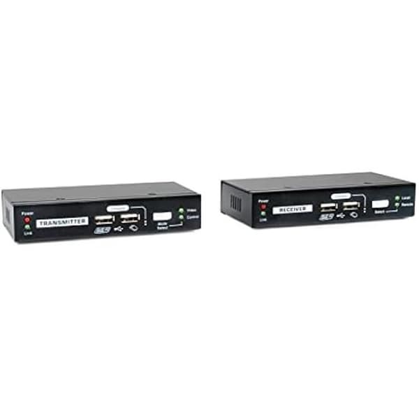 KVM-förlängare - LEVELONE - KVM-9036 - 2xUSB - Plug and Play - LED-indikatorer