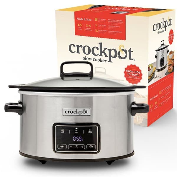 Mijoteuse - Crock-pot - CSC112X - 3,5 Litres - Elektrisk - Digitala kontroller
