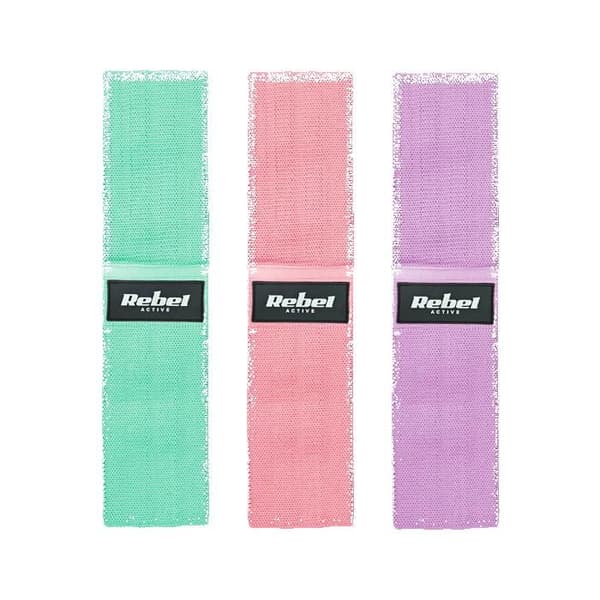 Motståndsband för höfter, mini gummiband, hållbart elastiskt tyg Rebel
