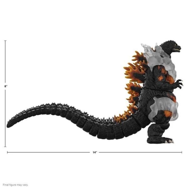 TOHO FIGURINER ULTIMATES BURNING GODZILLA 1995 20 CM SUPER7
