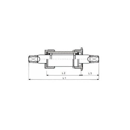 Vevaxel BBS08 JIS 127/38mm