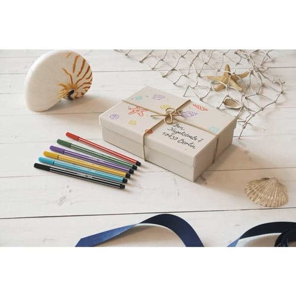 Feutre - Stabilo - Pen 68 - Lila - 10-pack - Linjebredd 1 mm