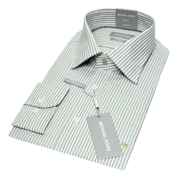 Michael Kors Randig Slim Fit Skjorta