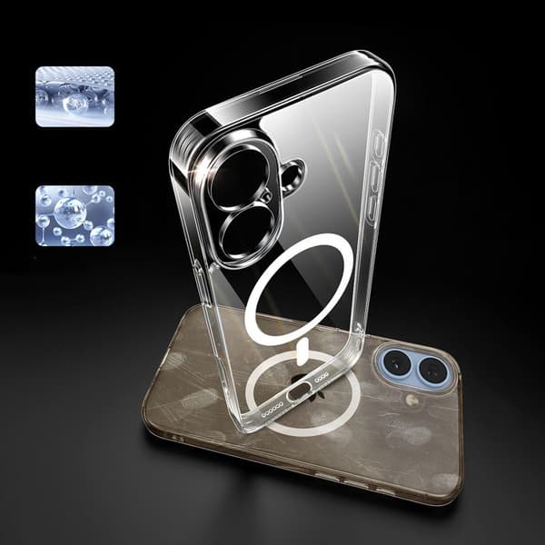 Telefonfodral - Ugreen - iPhone 16 Plus - Magnetisk - Flexibel - Transparent