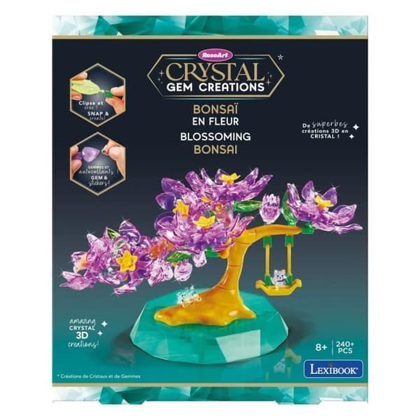 LEXIBOOK CRAZART - Kristallsten bonsai blomstrande