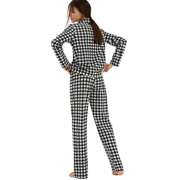Långärmad pyjamasblus dam Lisca Mia