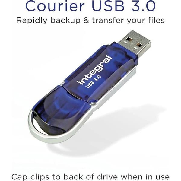 INTEGRAL COURIER USB-nyckel - 16GB - USB 3.0 - 140MB/s läsning