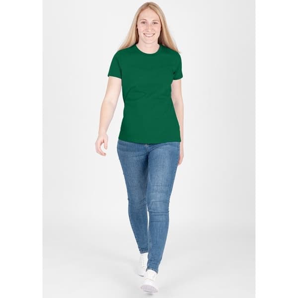 Jako Doubletex dam T-shirt - grön - 46