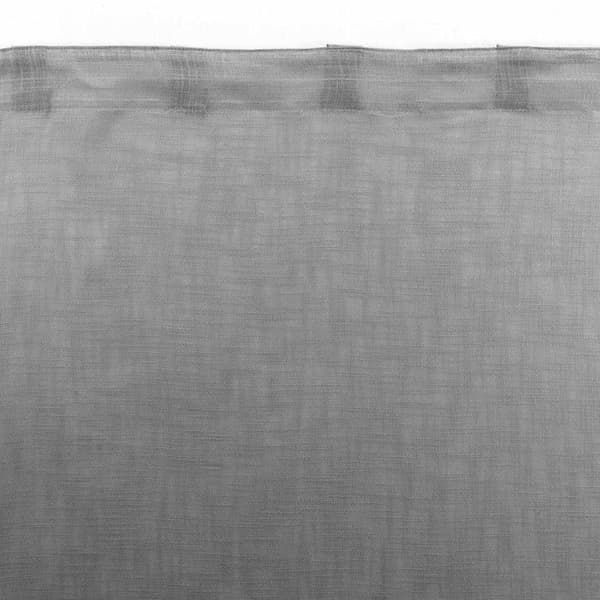 Draperi med dolda öglor 140 x 240 cm linneeffekt Haltona Grå